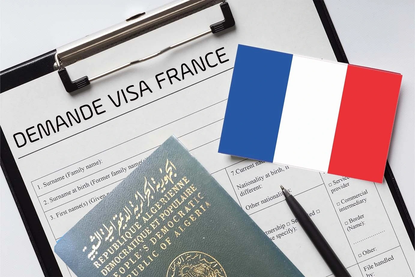 Procédures de demande de visa france en algerie 2023