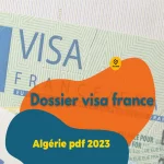 dossier visa france algérie pdf 2023